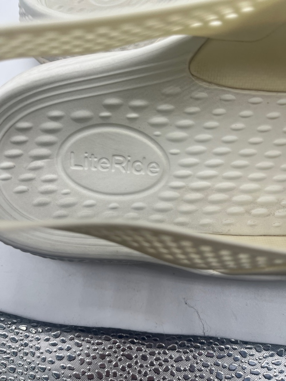 Crocs Lite Ride Sz 10  Cteam & White - Picture 5 of 6